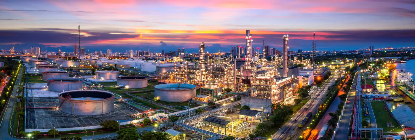 Industrial gas compression facility in Egypt